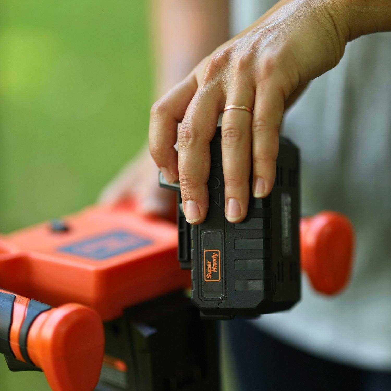 SuperHandy Electric Earth Auger 20V 4Ah Battery GUT141 - Image 4