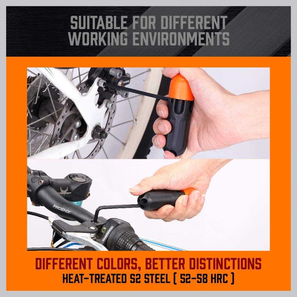 Horusdy Hex Key Set Allen Wrench Set Inch/Metric 30-Piece MM0.7m - Image 4