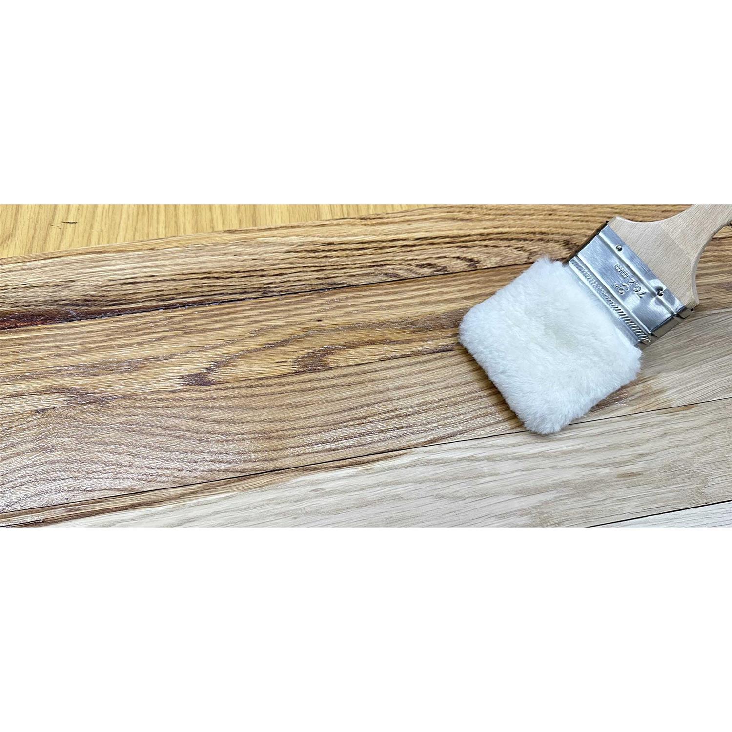 Tru Lamb Lambskin Stain & Paint Brush for use with All Latex and Oil Based Paints, Stains and Polyurethanes. 100% Natural Lambskin - Image 5