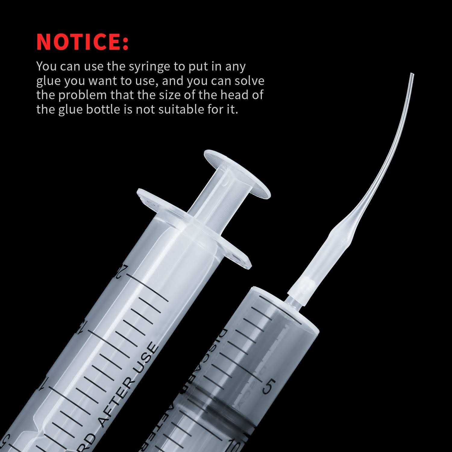 Glue Micro-Tips Plastic Glue Bottle Tips Glue Extender Precision Applicator for Crafting - Image 4