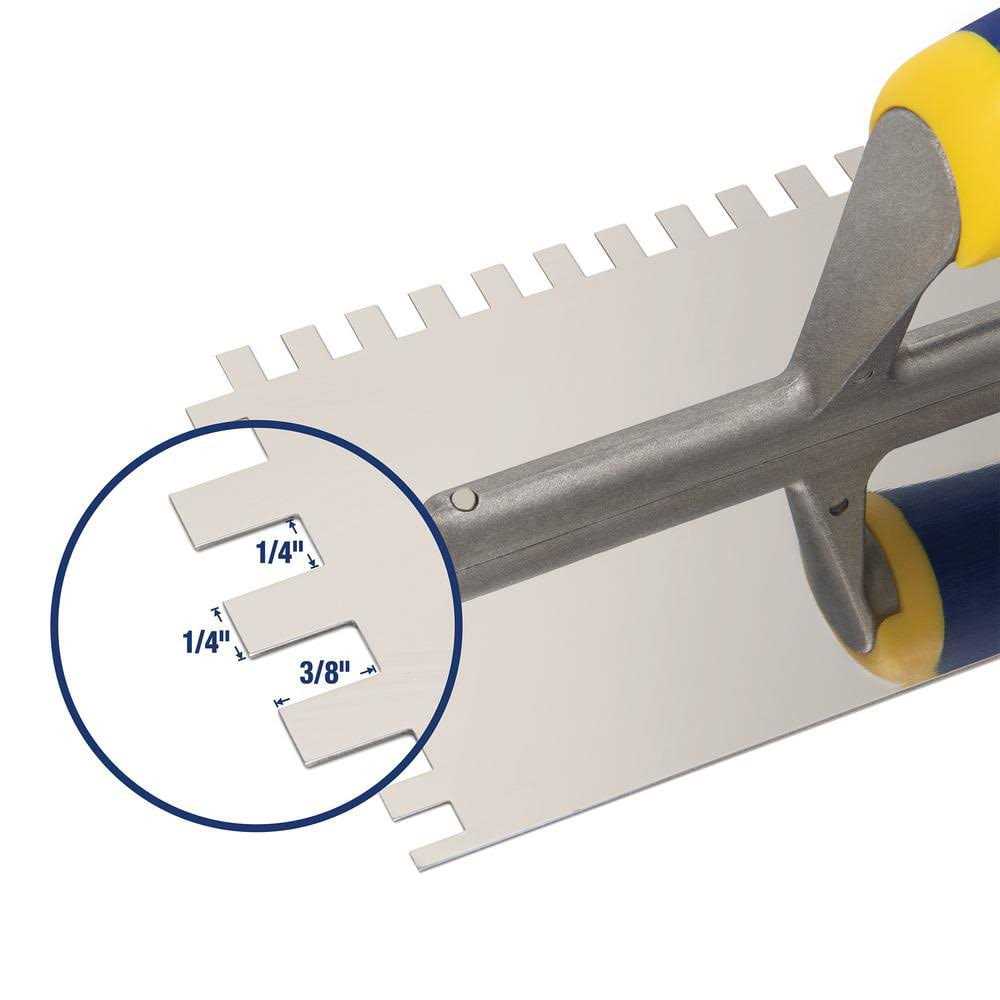 QEP Square Notch Floor Trowel - Image 5