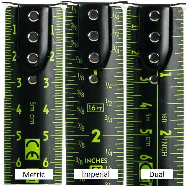 GATORTAPE Precision Top Reading Tape Measure 16ft x 1inch - Image 4