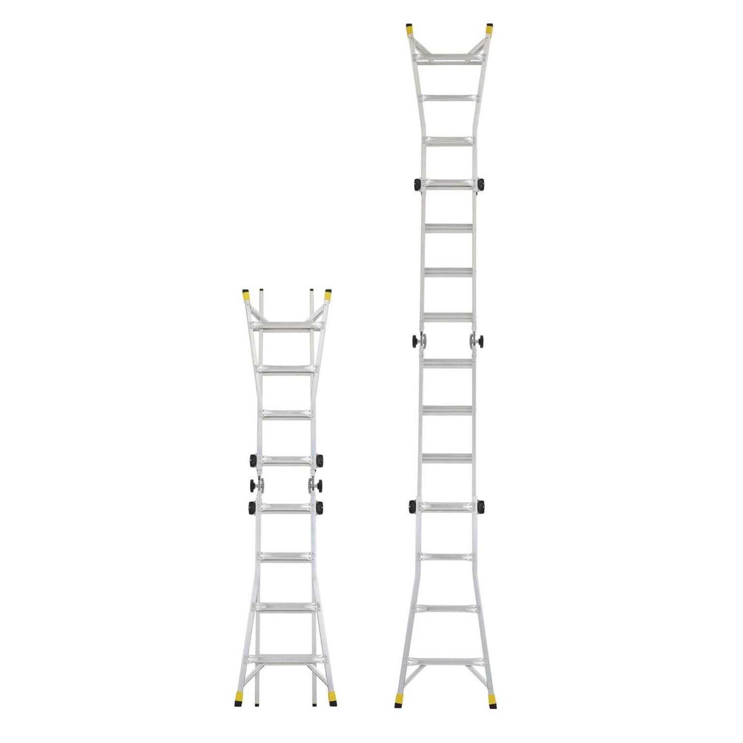 Gorilla Ladders 18 ft. Reach MPXA Aluminum Multi-Position Ladder with 300 lbs. L - Image 3
