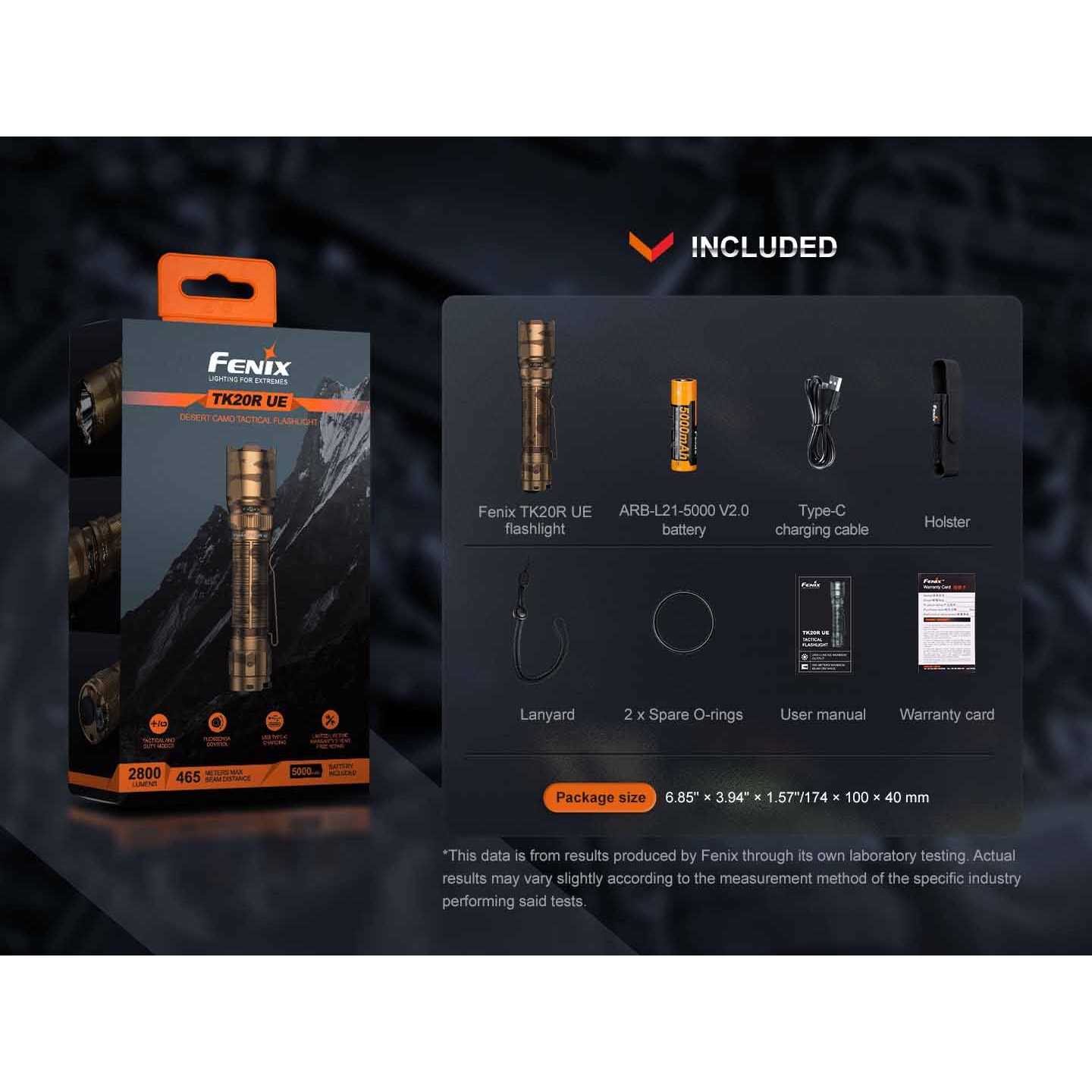 Fenix TK20R UE Tactical LED Flashlight - Image 4