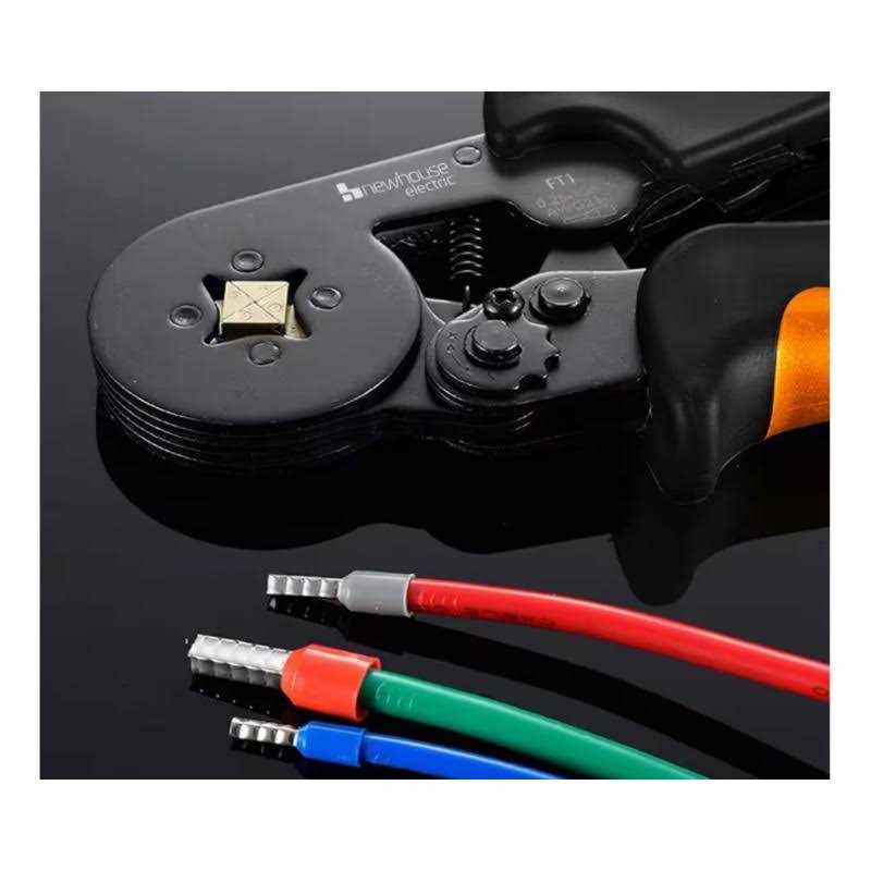 Newhouse Electric Ferrule Crimping Tool Kit with Wire Crimper Tool, Wire Ferrule Container, and 1,200 Electrical Wire Connectors - Image 4
