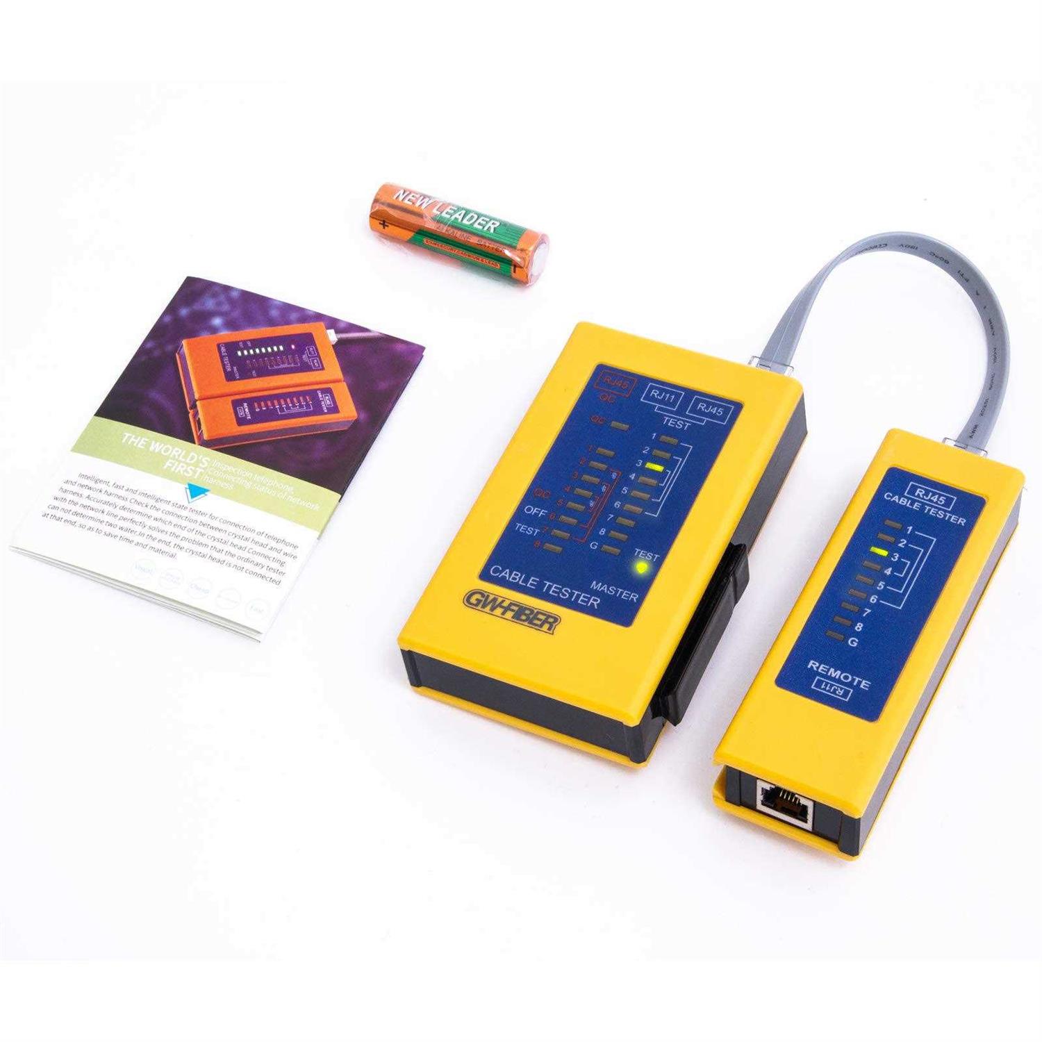 network cable tester,rj45 tester ethernet tester poe tester cat8 cat7 cat6 continuity tester cable tester network tester ethernet cable teste - Image 2