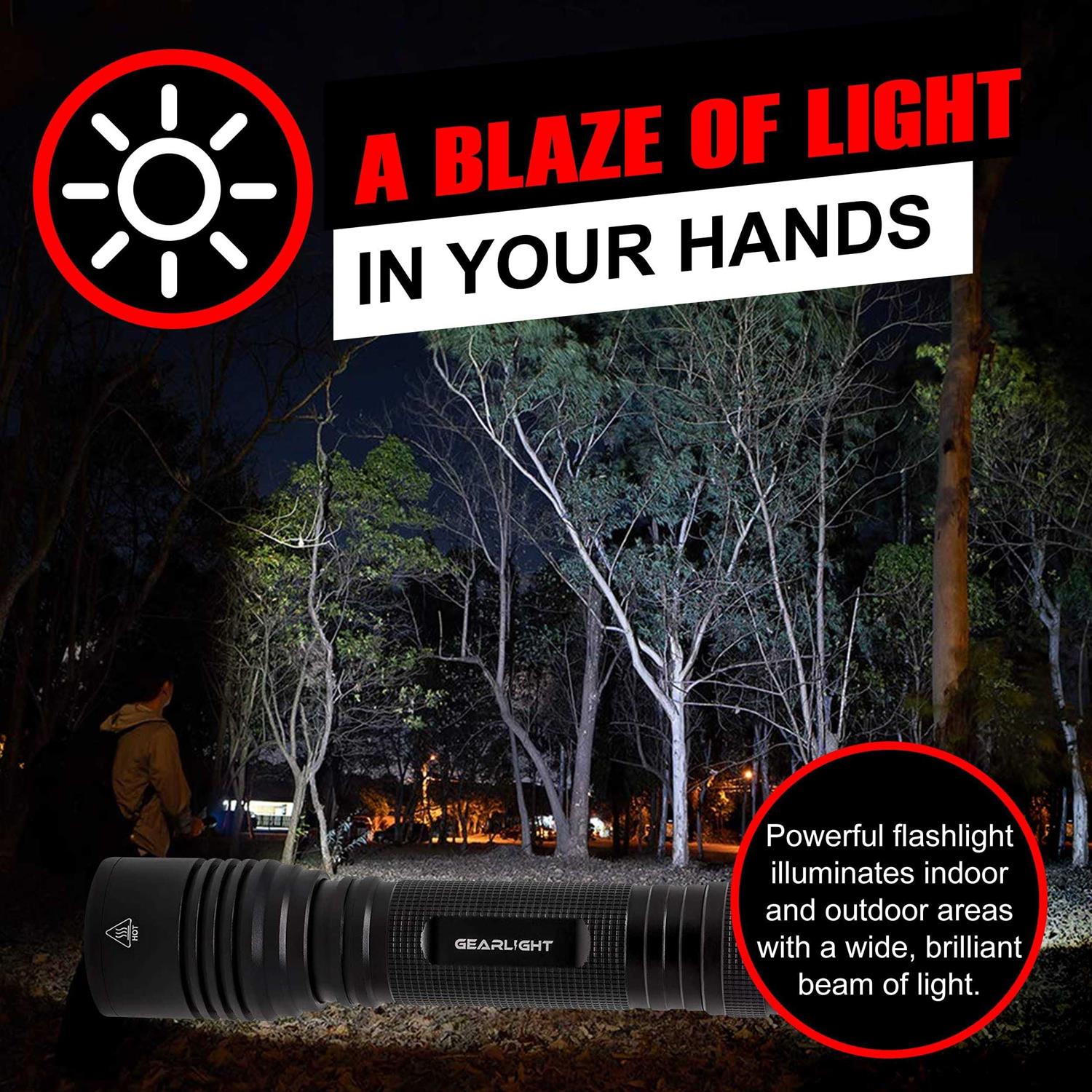 GearLight S2000 LED Flashlight High Lumens Super Bright Powerful - Image 5