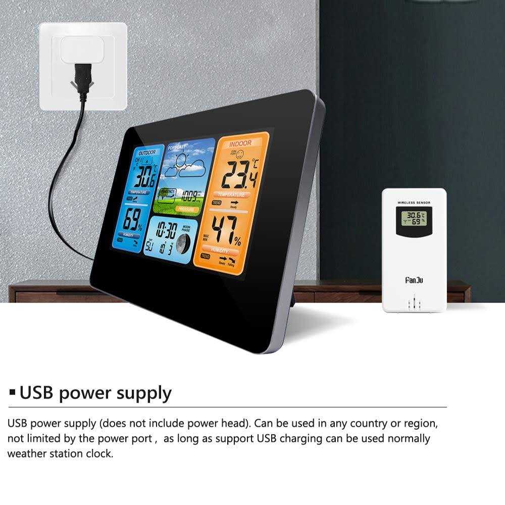 Houkiper Wireless Weather Station Indoor Outdoor Thermometer - Image 2