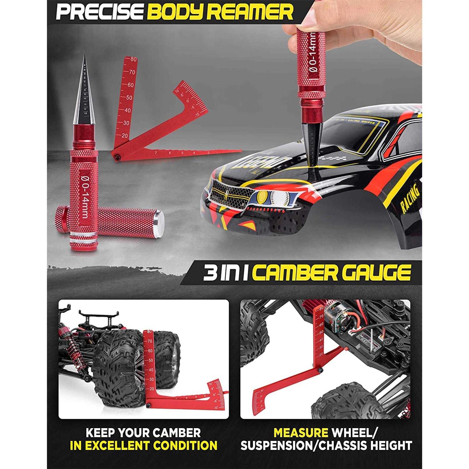 LAEGENDARY 25pc RC Car Repair Tool Kit for Drone, Boat, Plane, or Truck - Image 4