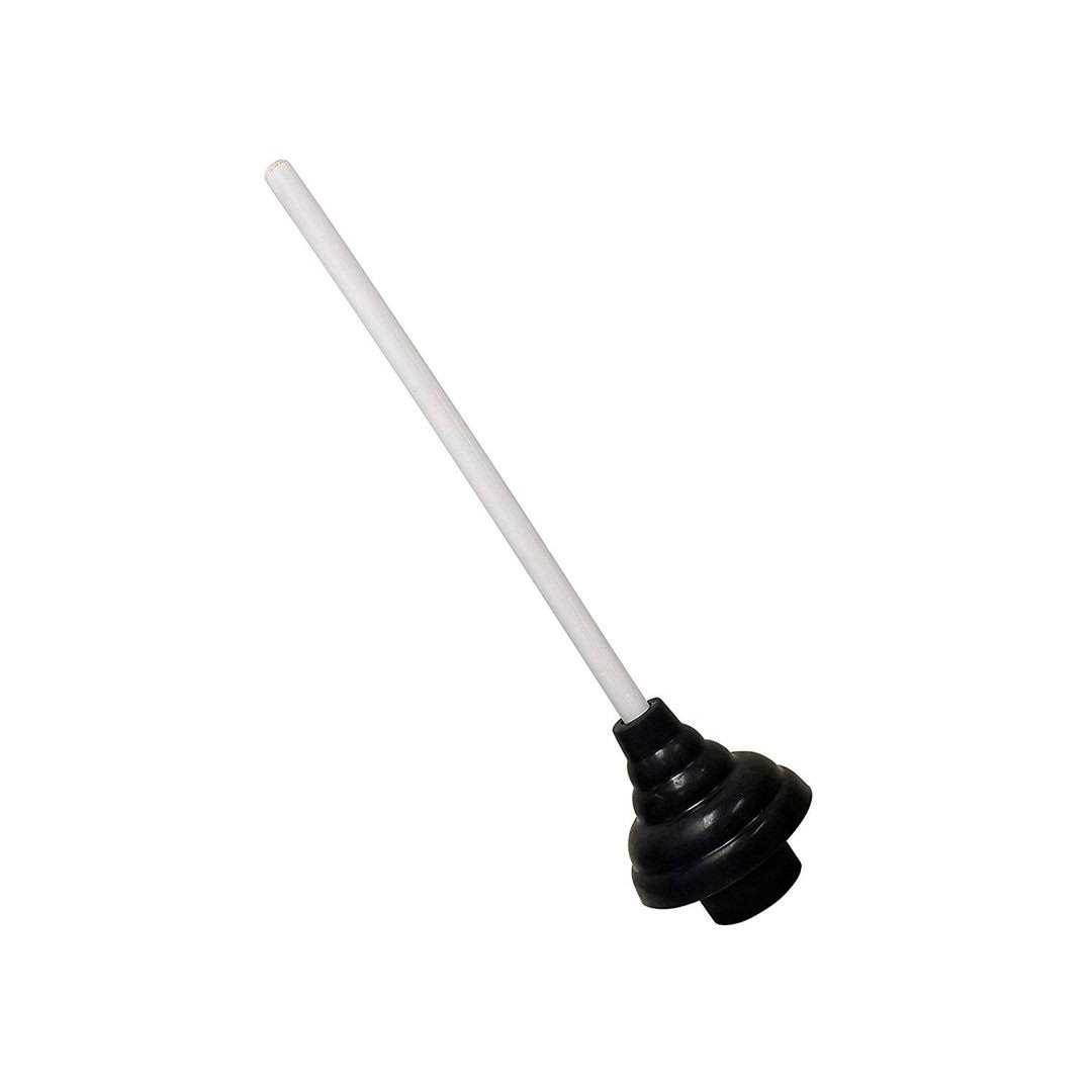 Keeney 6 in. Plunger Double Thrust Force Cup with White Handle - Image 2