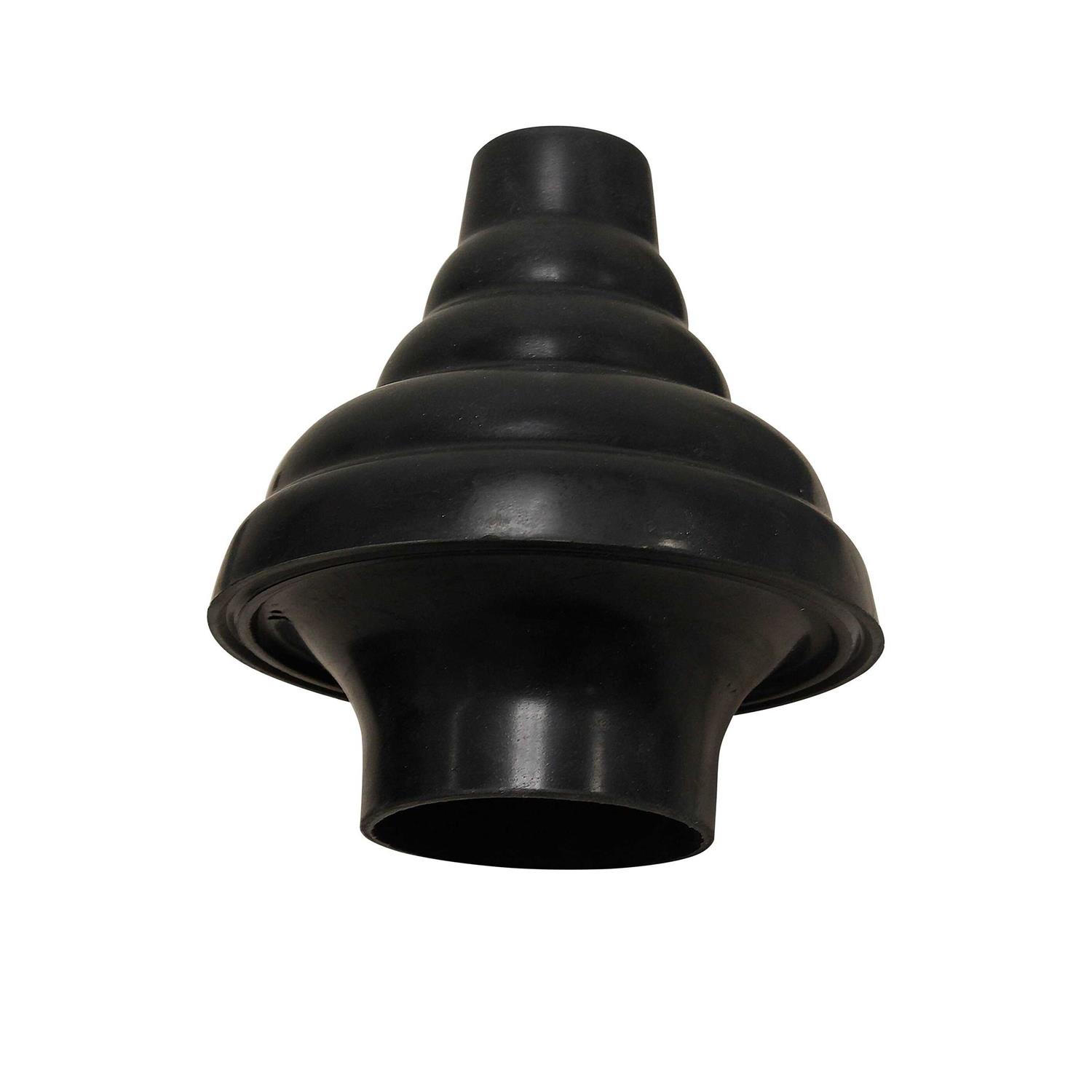 Keeney 6 in. Plunger Double Thrust Force Cup with White Handle - Image 5