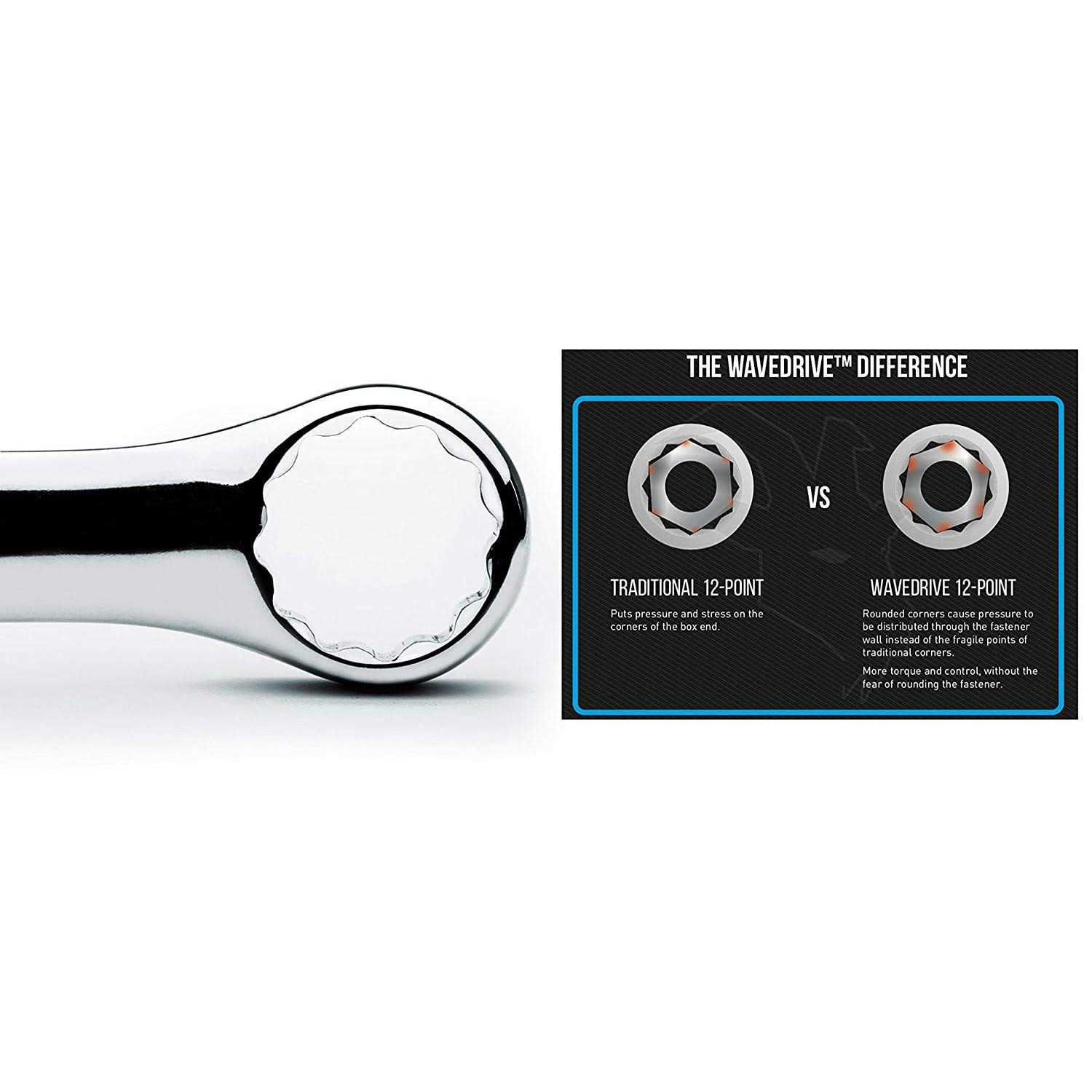 Capri Tools SmartKrome Combination Wrench Set with The Mechanic's Tray - Image 5