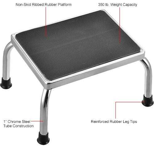Global Industrial B2181734 9-1/4H Medical Step Stool - Image 5