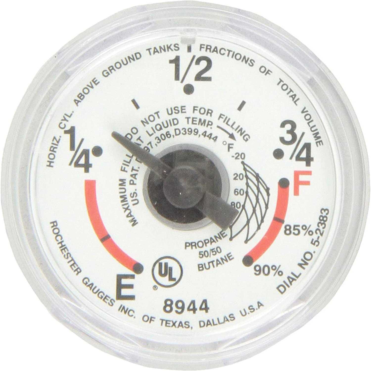 Manchester Tank G12653 Propane Tank Gauge