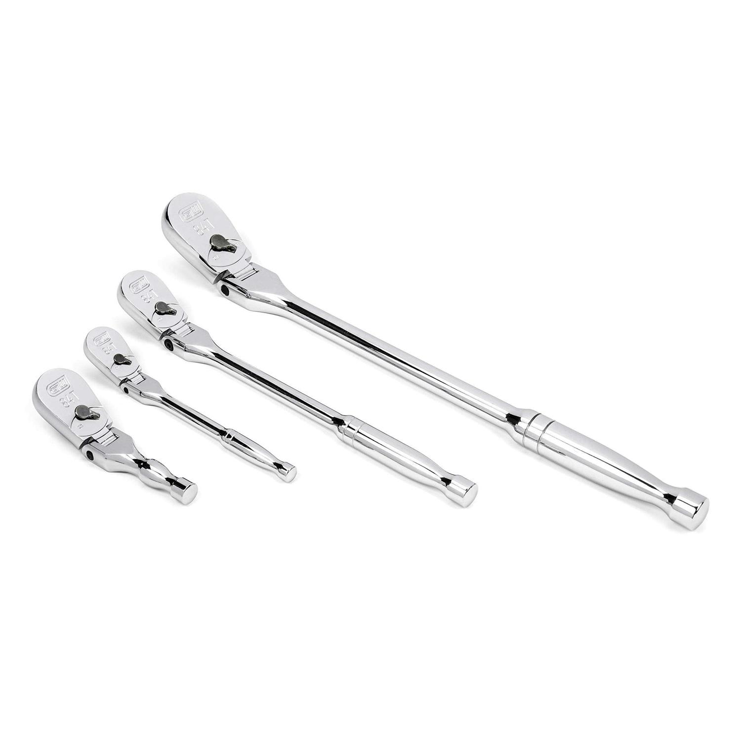 GearWrench 4 Pc. Flex Handle Ratchet Set - Image 4