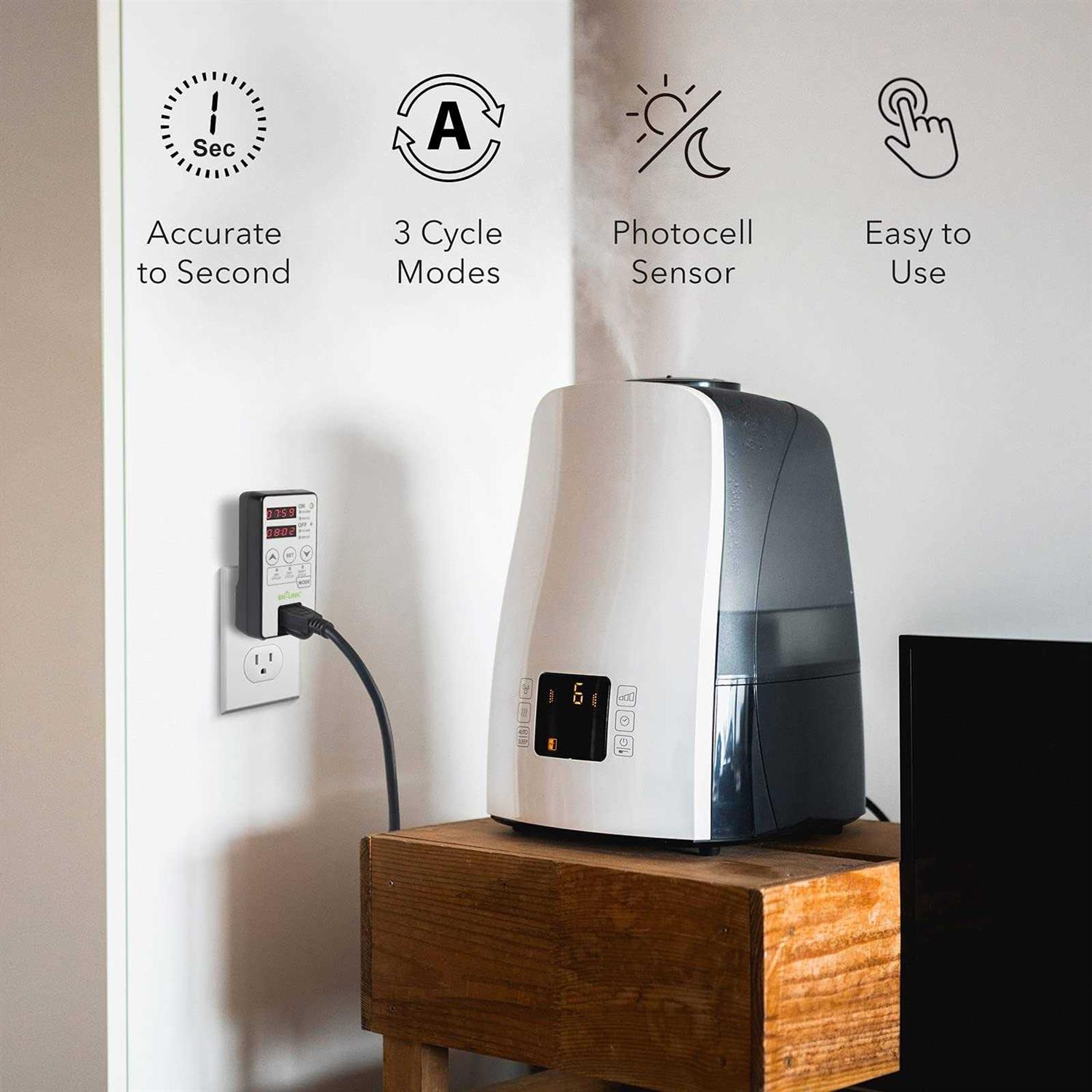 BN-LINK Timer Outlet Short Period Repeat Cycle Intermittent Digital Timer, Interval Timer - Image 5