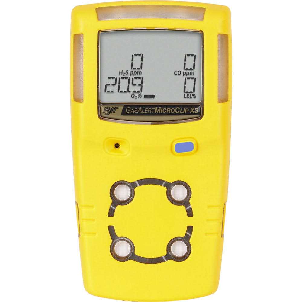 Honeywell BW MicroClip X3 Series Multi-Gas Detector