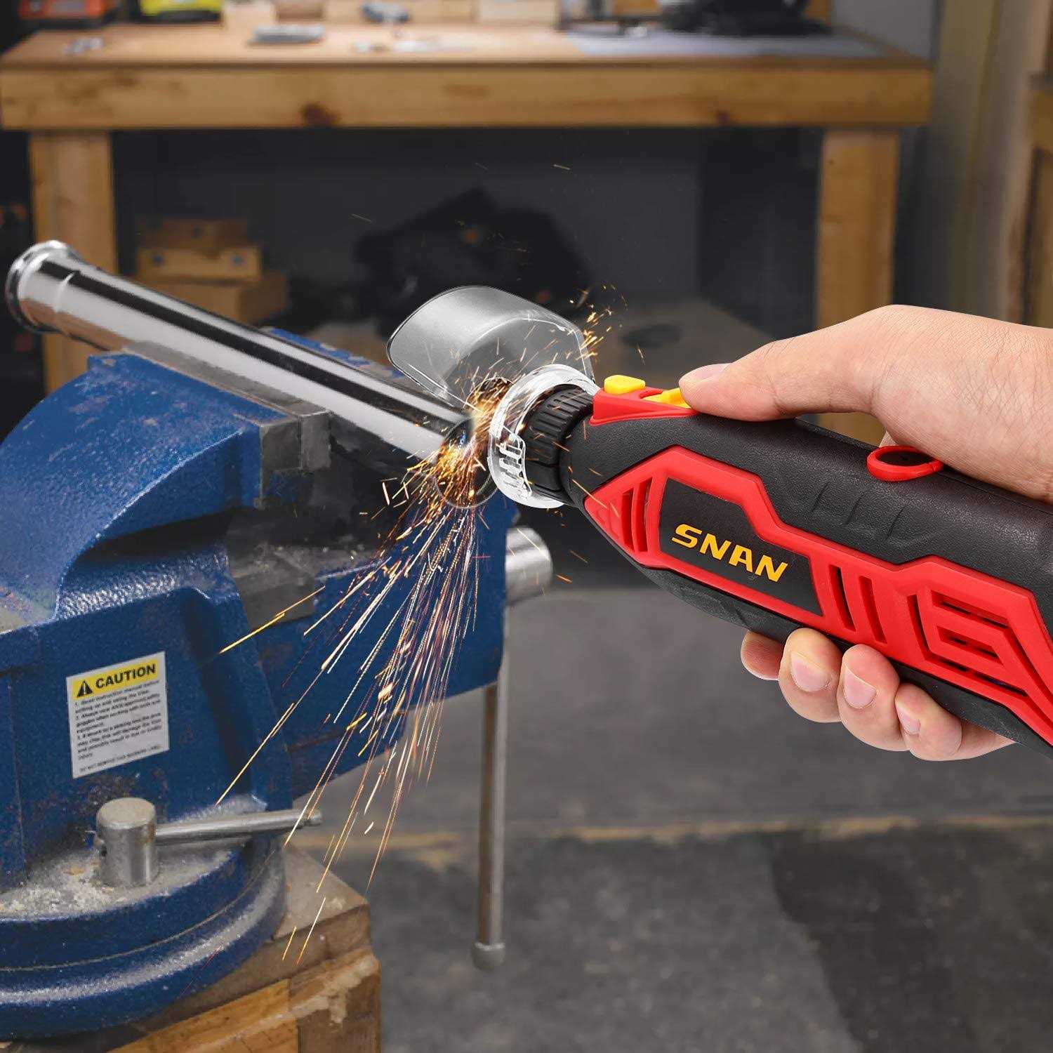 Rotary Tool Kit,Tool with MultiPro Keyless Chuck and Flex Shaft, 10000-35000rp - Image 3