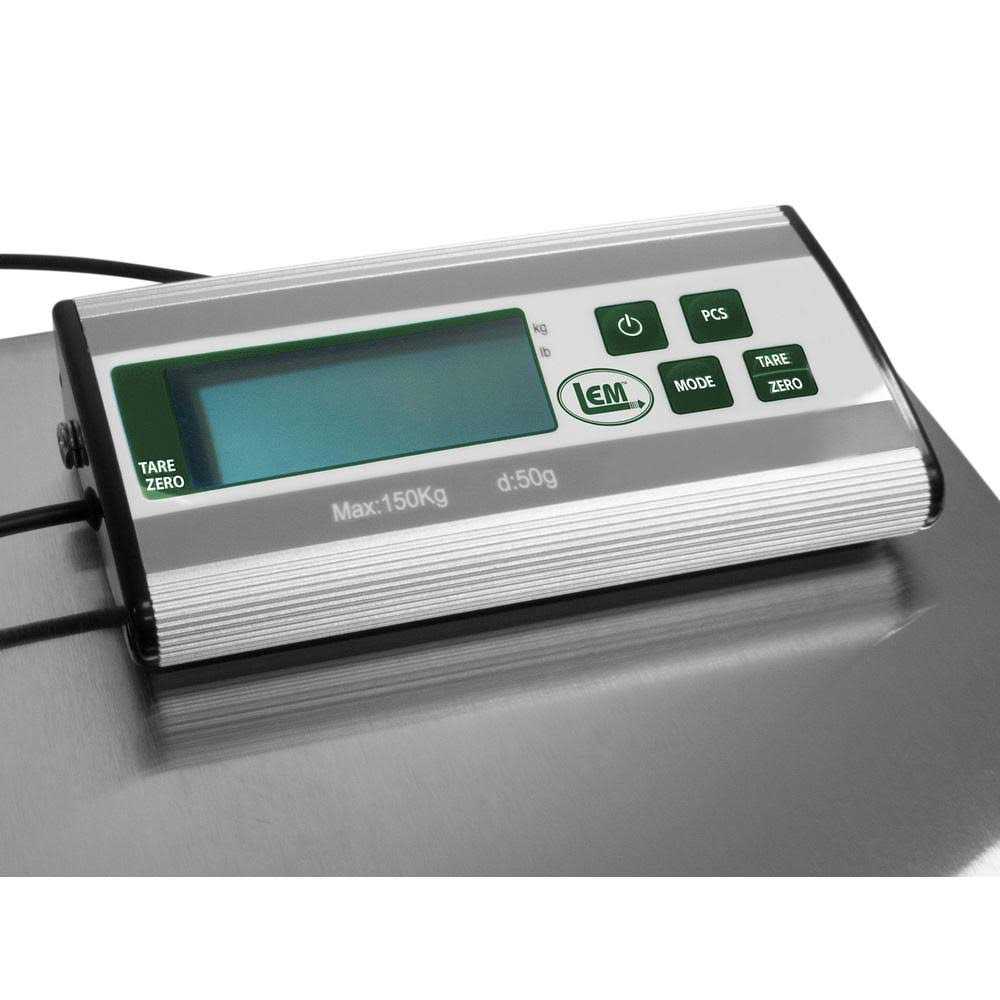 LEM 330 lb Stainless Steel Digital Scale - Image 5