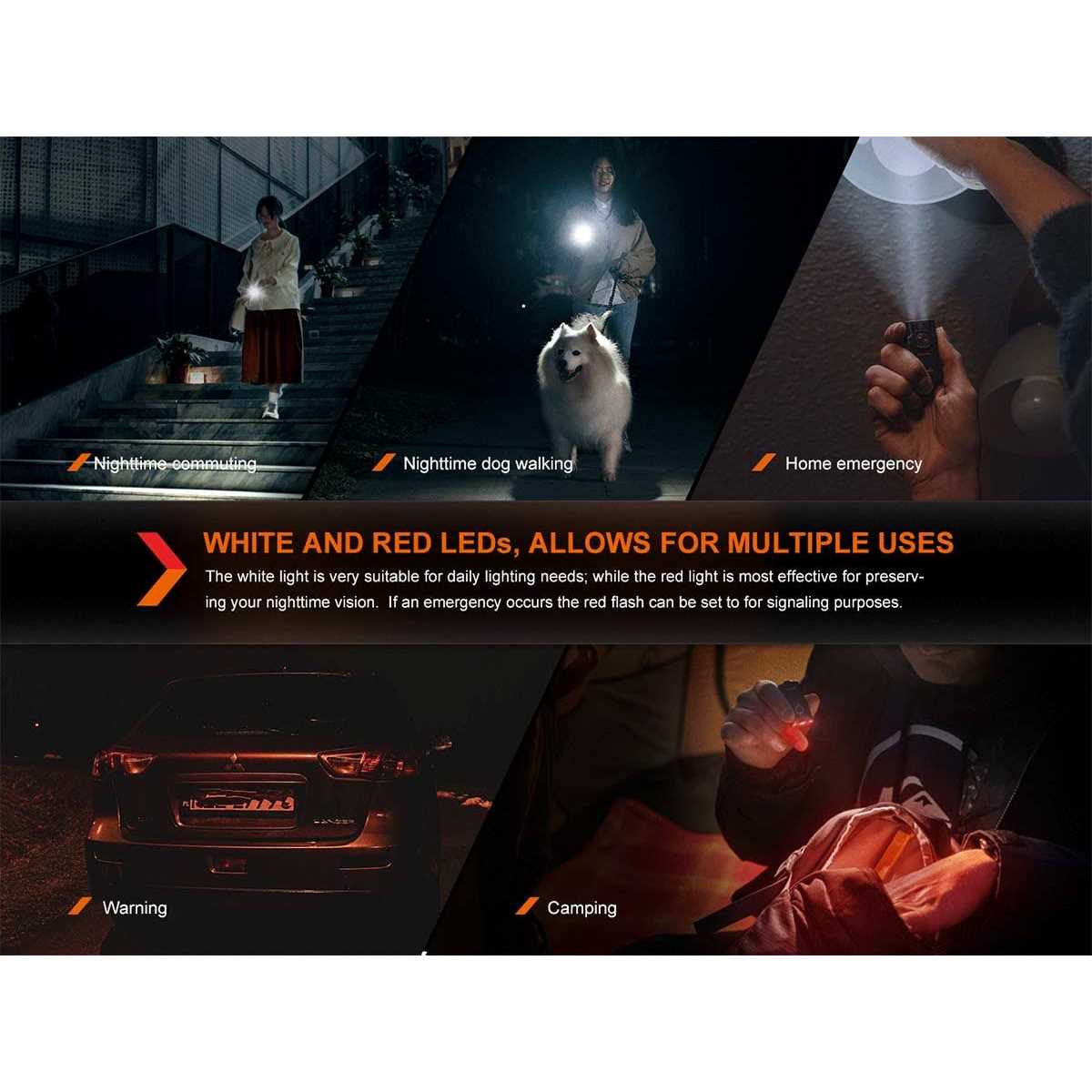 Fenix E03R V2.0 Keychain Flashlight Rechargeable - Image 4