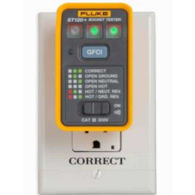Fluke ST120+ GFCI Socket Tester with Beeper - Image 5