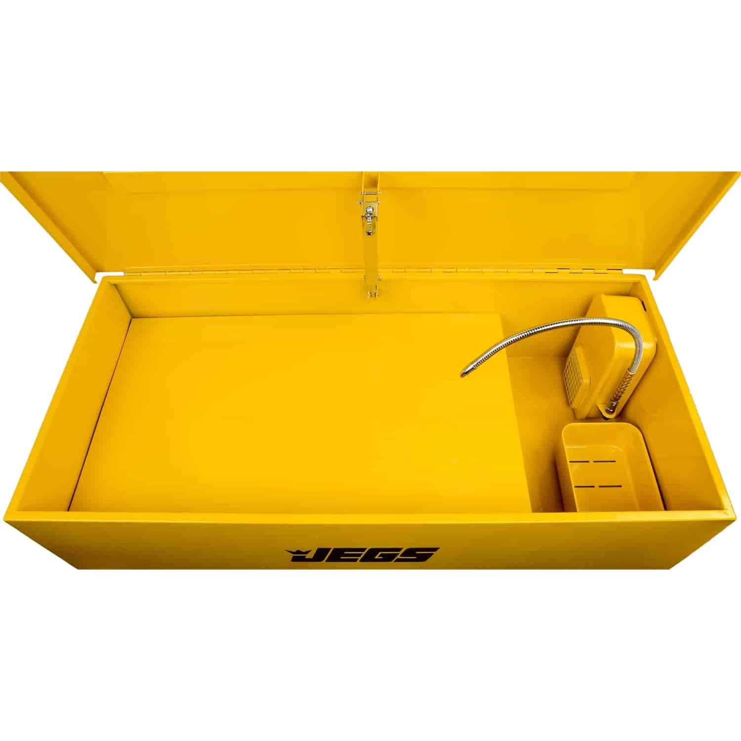 Jegs 40 Gallon Parts Washer with 24 Gallon Solvent Capacity & Electric Pump - Image 2