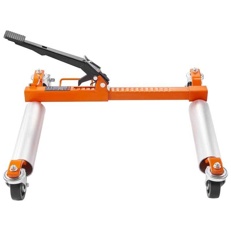 VEVOR Wheel Dolly 1 Piece Wheel Dolly Car Skate Heavy Duty Vehicle Positioning with Ratcheting Foot Pedal - Image 4