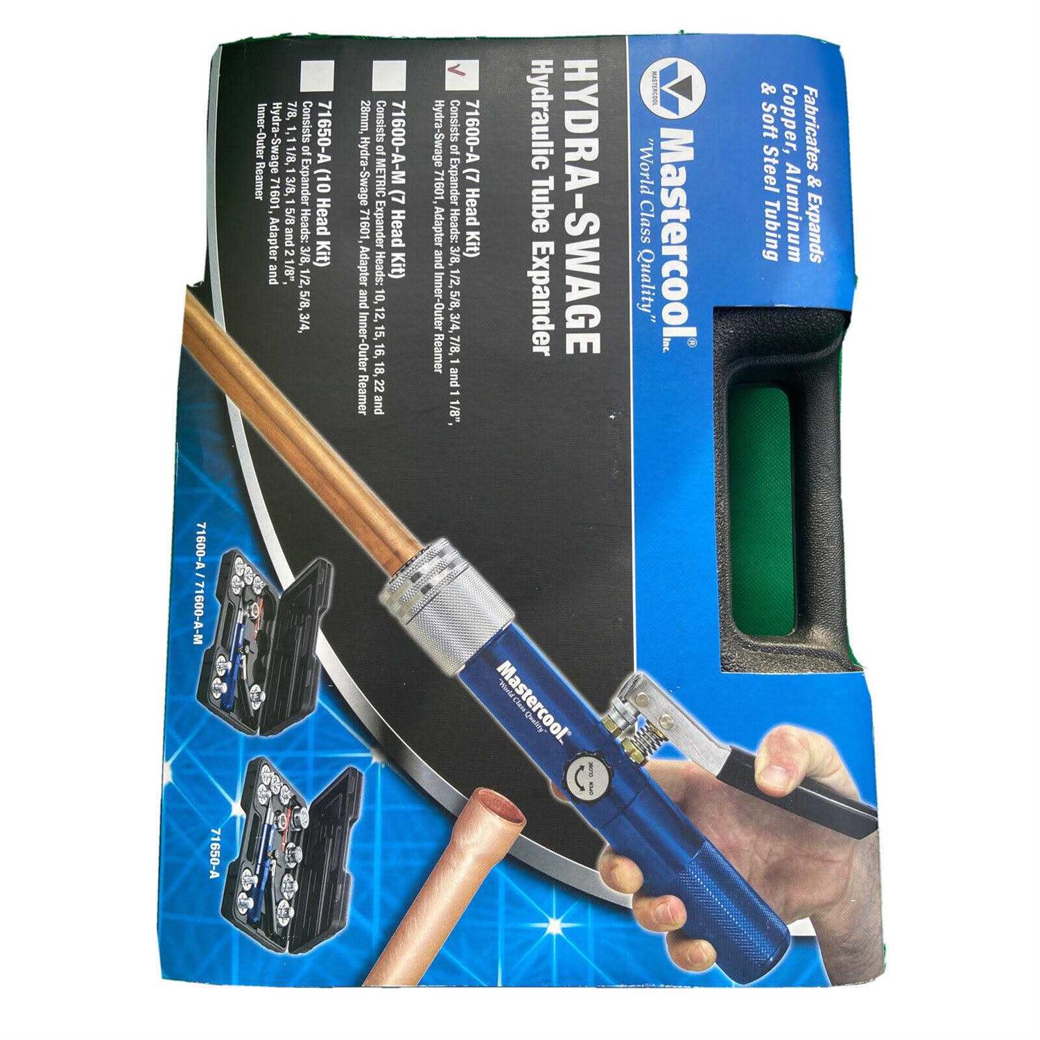 Mastercool 71600A Hydra Swage Tube Expanding Tool Kit - Image 2