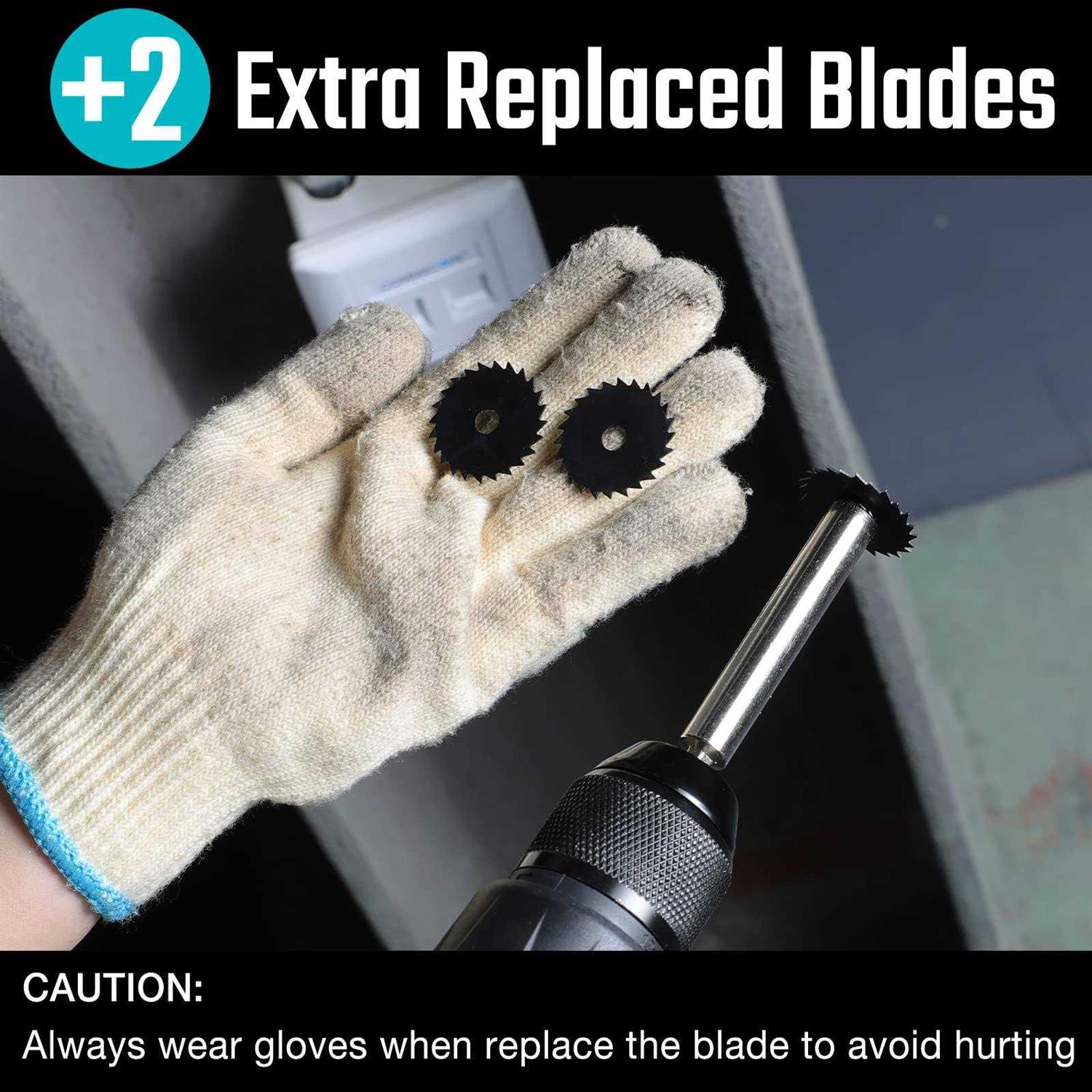 DuraTech Inside Pipe Cutter with 2 Replaced Blades, for PVC and Plastic Pipe - Image 4