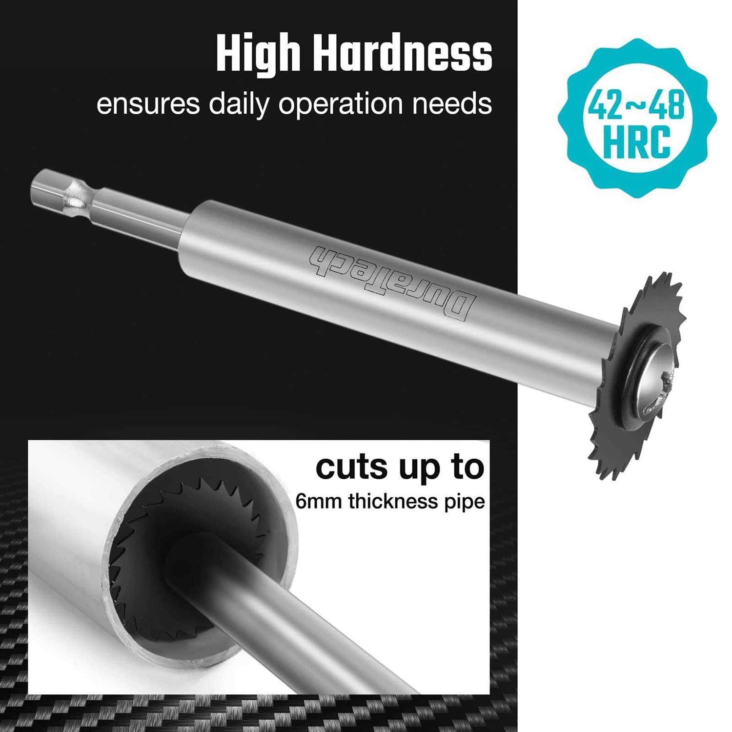 DuraTech Inside Pipe Cutter with 2 Replaced Blades, for PVC and Plastic Pipe - Image 5