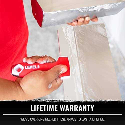 LEVEL5 Soft-Grip Stainless Steel Taping Knife - Image 2