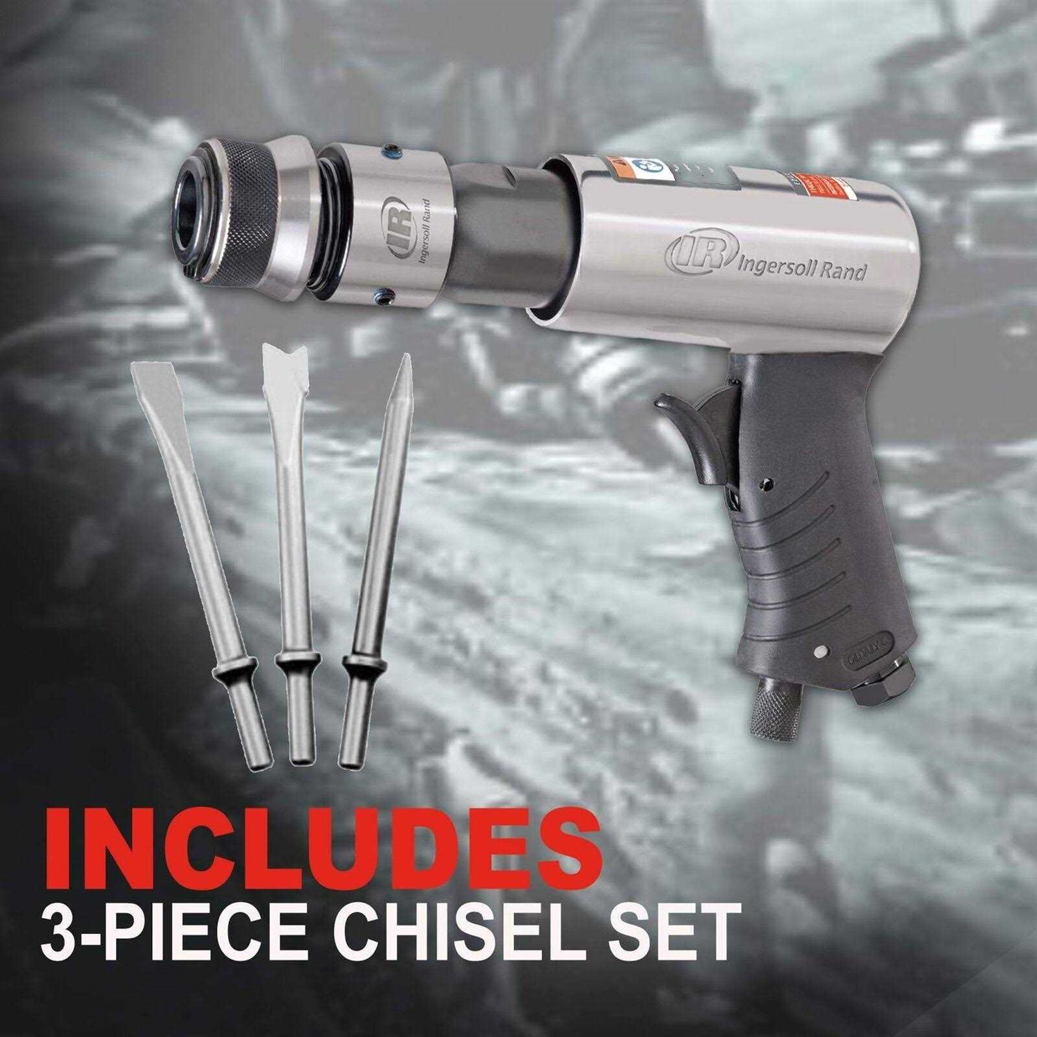 Ingersoll Rand 114GQC Air Hammer 3 PC Chisel Set with Tapered Punch - Image 5