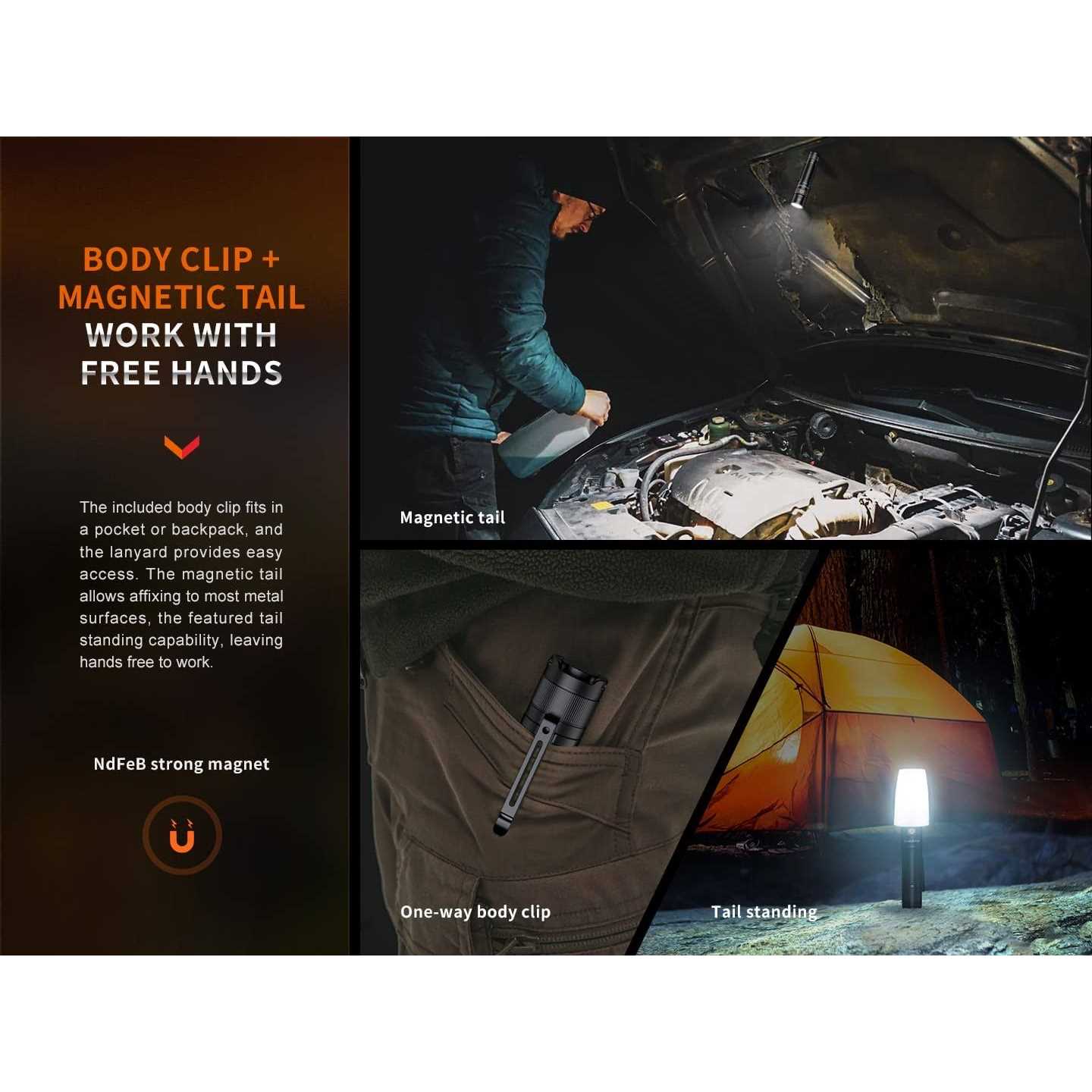 Fenix E35R Rechargeable Flashlight - Image 4