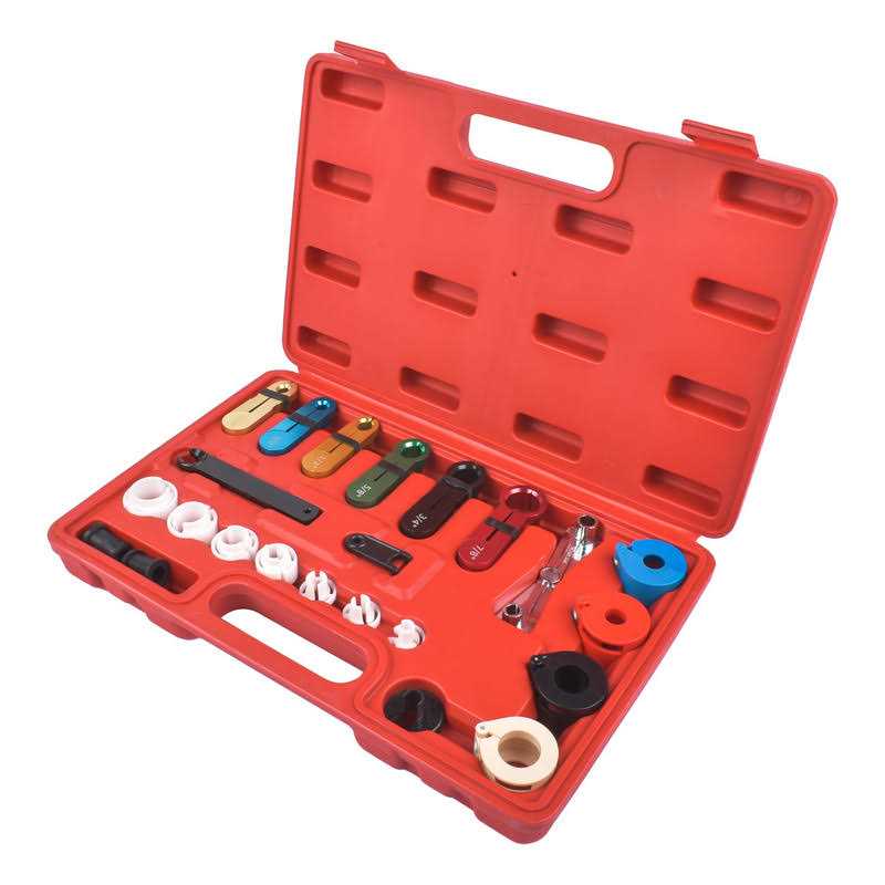 Handor 22pcs Master Quick Disconnect Tool Kit for A/C Fuel & Transmission Systems