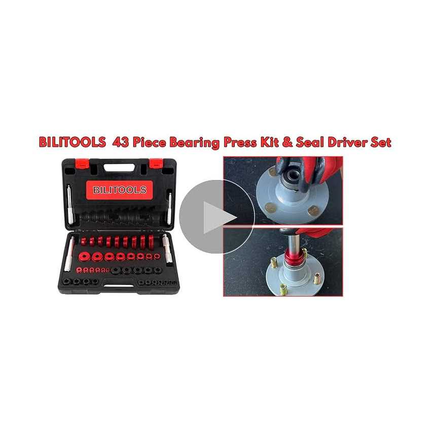 Bilitools Bearing Press Kit, 43 Piece Bearing Race and Seal Driver Set - Image 5