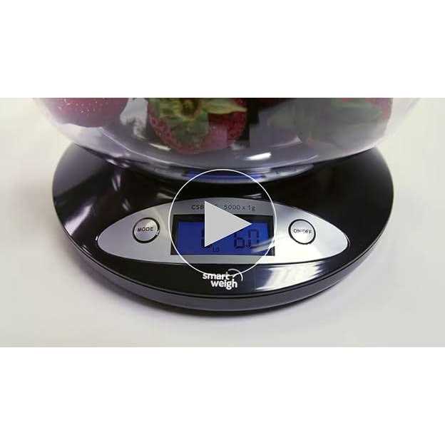 Smart Weigh Food Kitchen Scale With Bowl - Image 4