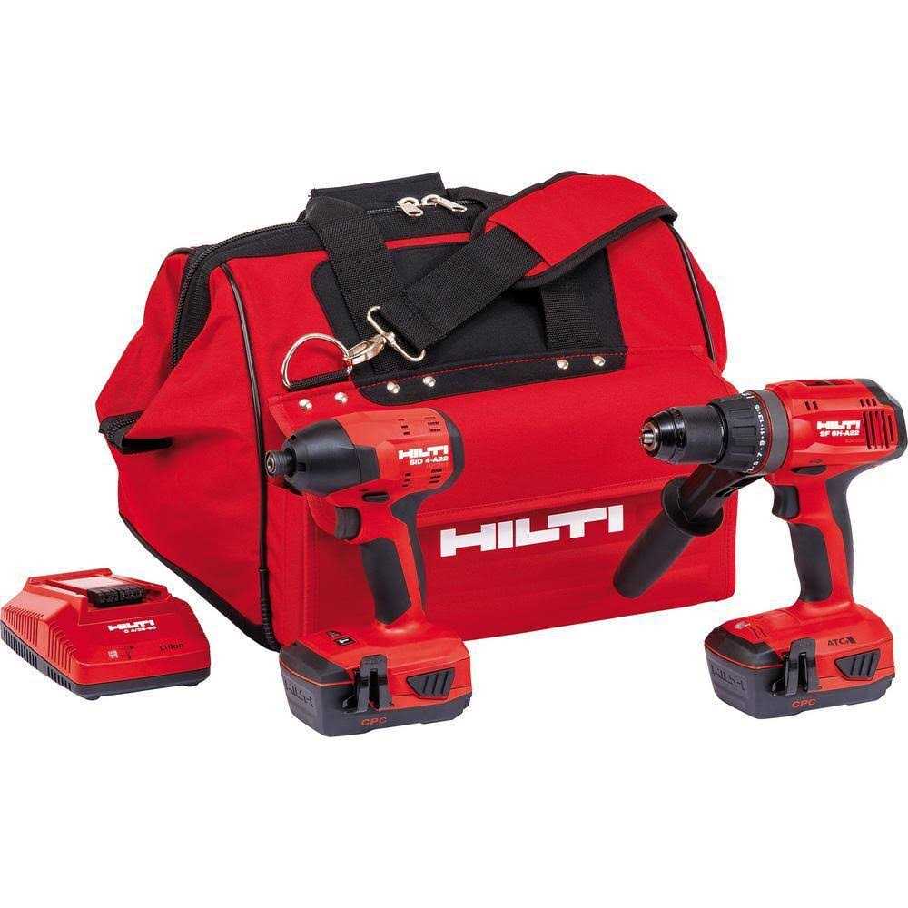Hilti 22-Volt Lithium-Ion 1/4 Hex Cordless SID 4-A Impact Driver 2-Tool Kit with Battery Packs and Charger - Image 4