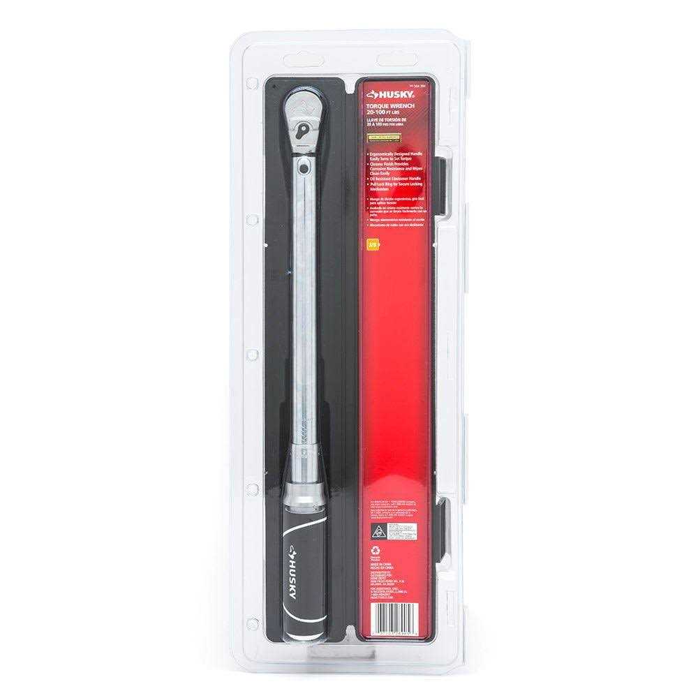 Husky 20-100 ft. lbs. 3/8 in. Drive Torque Wrench - Image 5