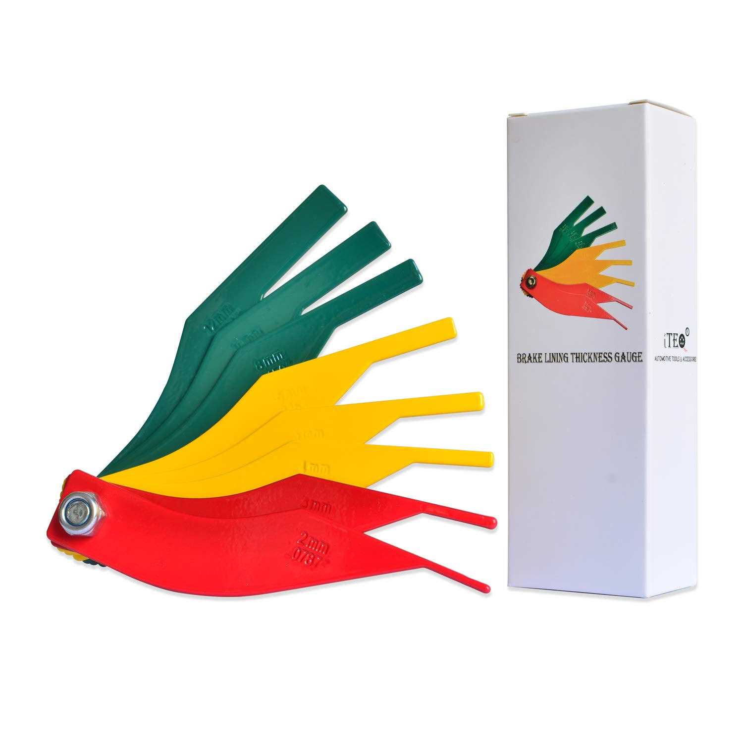 Iteq Brake Lining Thickness Gauge 8 Piece Sae & Metric Steel Constructions - Image 3