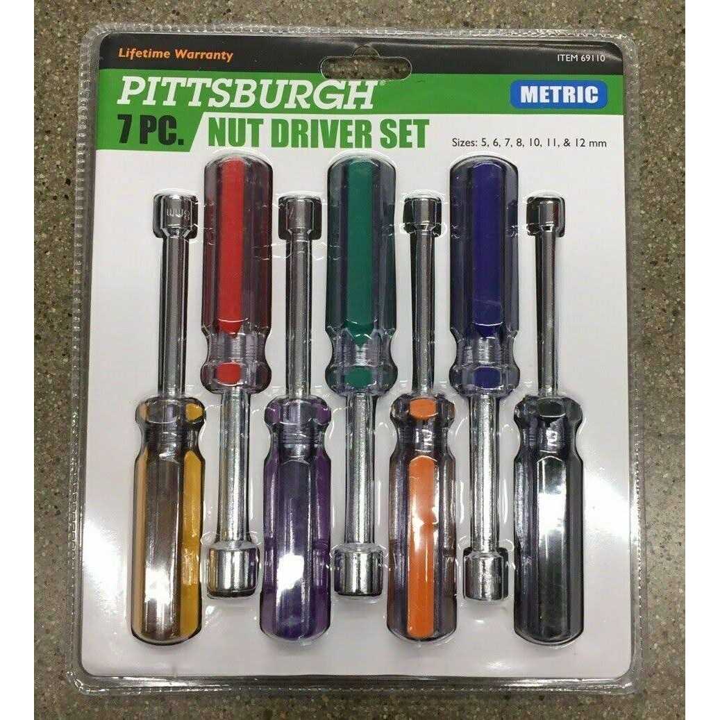 7pc. Nut Driver Set Metric Sizes - Image 3
