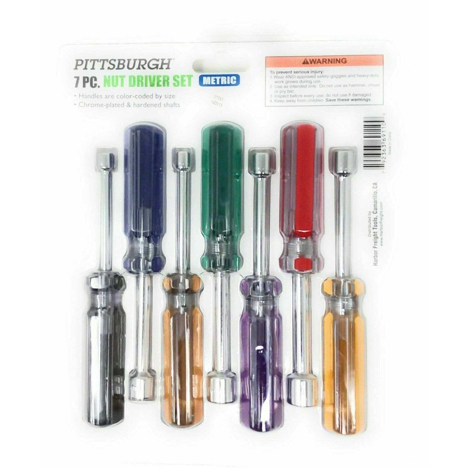 7pc. Nut Driver Set Metric Sizes - Image 5