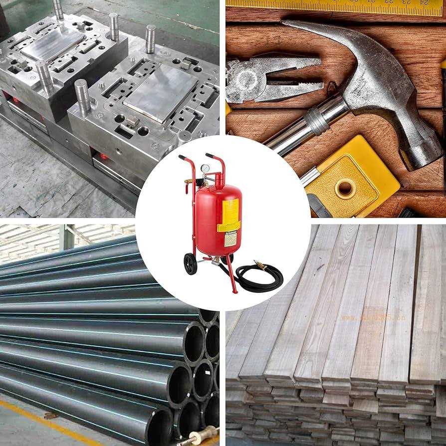 Sand Blaster VEVOR 10Gal Portable Sandblaster, 125 Psi Pressure Sand Blasting Complete Kit for Paint, Stain, Rust Removal and Special Surface - Image 3