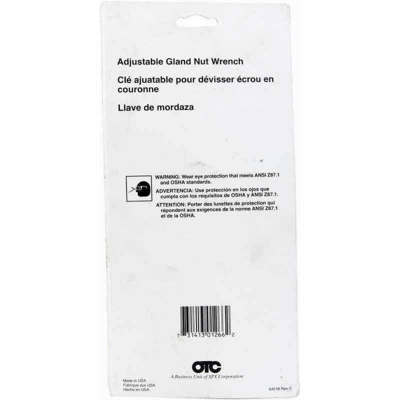Adjustable Gland Nut Wrench 1266 OTC - Image 4