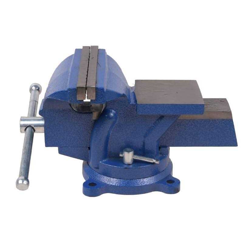 6 Heavy Duty Bench Vise Pipe Vise Bench Vices with Anvil Swivel Table Top Clamp Locking Base - Image 5