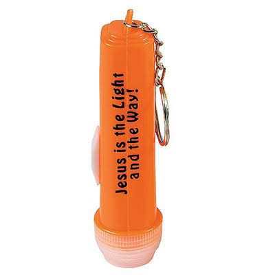 Jesus Is the Light Flashlight Keychains - Image 3