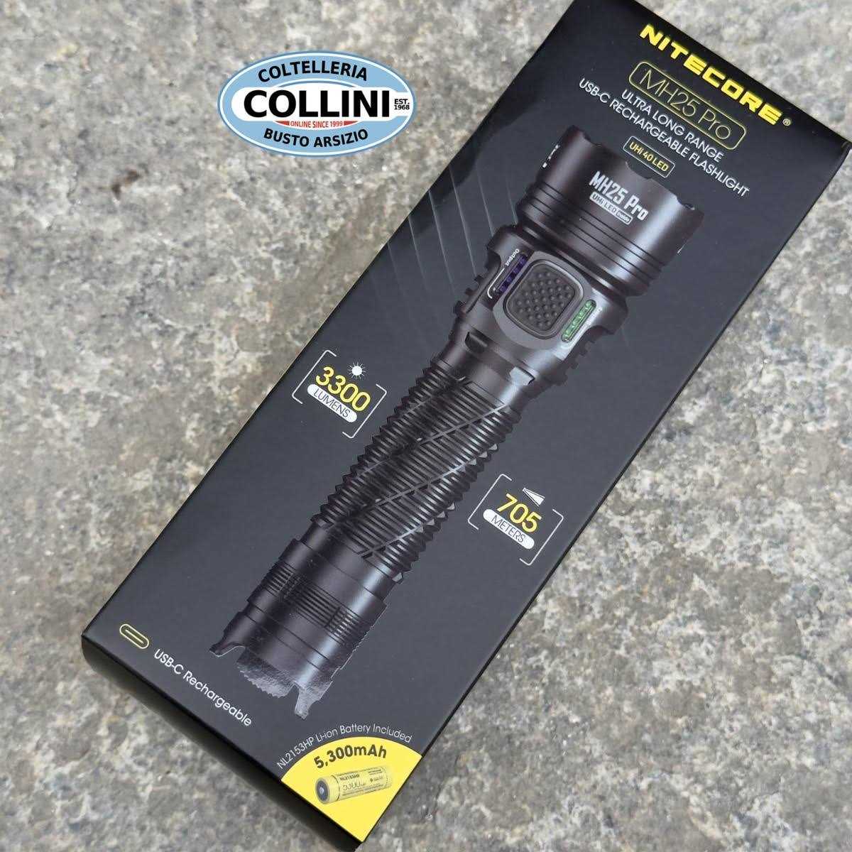 Nitecore MH25 Pro 3300 Lumen Long Throw Rechargeable Flashlight - Image 2