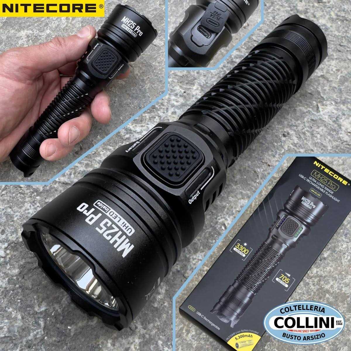 Nitecore MH25 Pro 3300 Lumen Long Throw Rechargeable Flashlight - Image 5