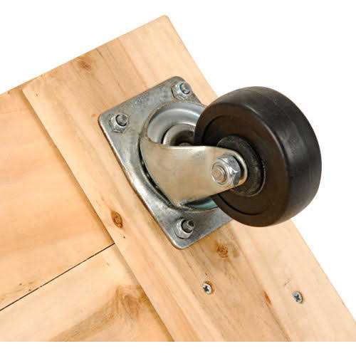 Global Industrial Hardwood Dolly with Solid Deck 36 x 24 Capacity 952156 - Image 4