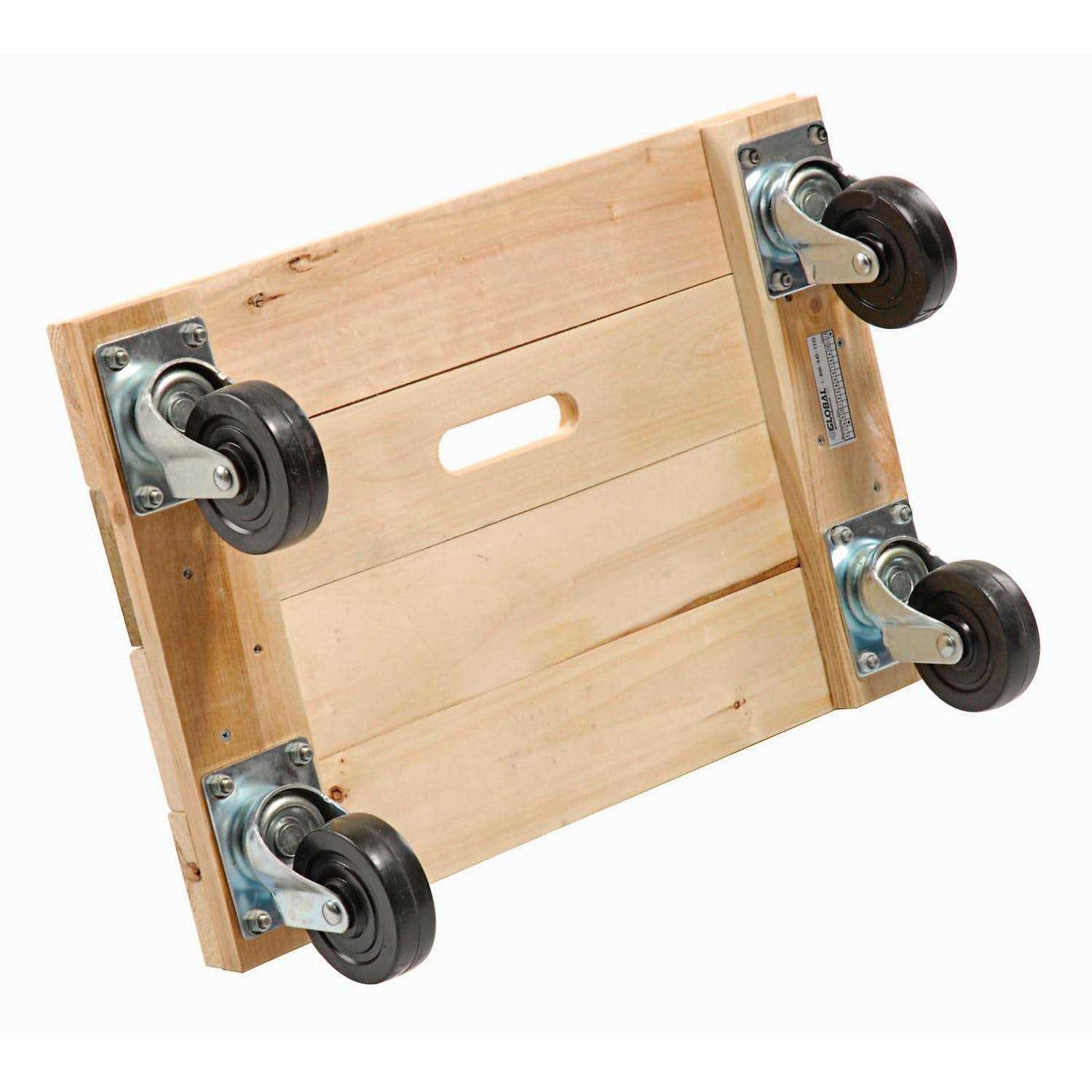 Global Industrial Hardwood Dolly with Solid Deck 36 x 24 Capacity 952156 - Image 5
