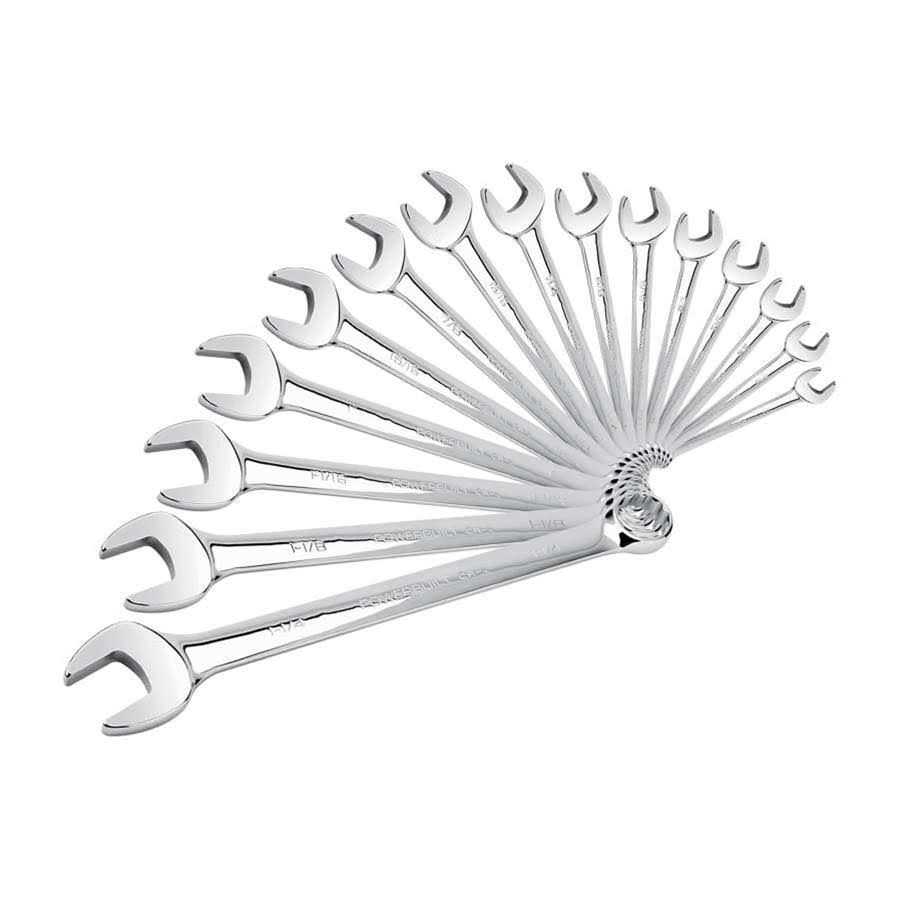 Powerbuilt Fully Polished Metric Combination Wrench - Image 3